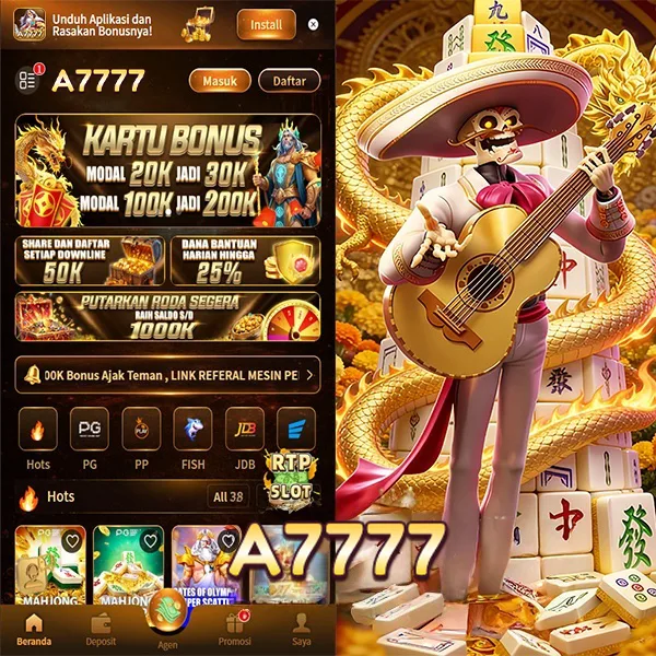 A7777 Bonus Member Baru 100%